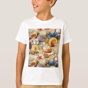 T-shirt Coques de mer sur la plage