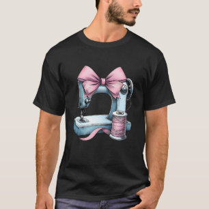 T-shirt Coquette Bow machine à coudre Quilter Ribbo