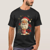 T-shirt Coquette Bow Santa Candy Girly Xmas Christmas Tree (Devant)