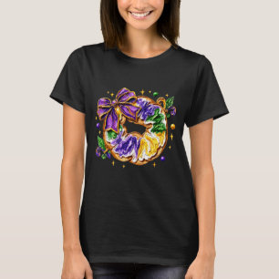 T-shirt Coquette Couronne des Rois Rétro Perles de Ruban M