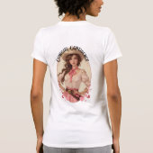 T-shirt Coquette Cowgirl Western Mode Portrait (Dos)