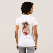 T-shirt Coquette Cowgirl Western Mode Portrait (Dos entier)
