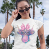 T-shirt Coquette Holographique Sublime de la vache de High