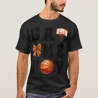 T-shirt Coquette Jeu Jour Basket Mama Maman Basketball S