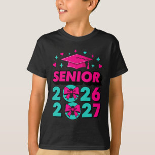 T-shirt Coquette Rose Ruban Senior 2026 2027 Diplômé _2