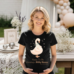 T-shirt Coquette Silly Goose Green Future Maman, Grossesse