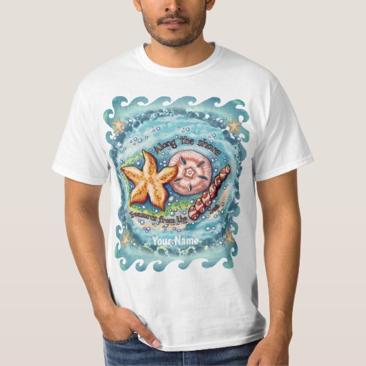 T-shirt Coquillages de Sea Treasures (Devant)