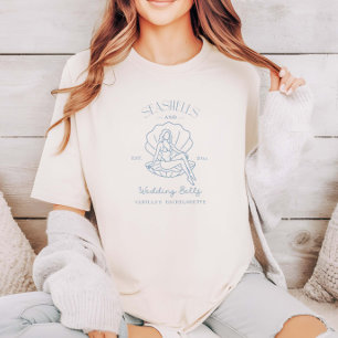 T-shirt Coquillages Et Cloches Mariages Bachelorette Côtiè
