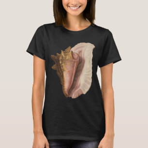 T-shirt Coquille de l'escargot de mer reine, coquillage, f