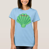 T-shirt Coquille de pétoncle vert Sage Thunder_Cove (Devant)