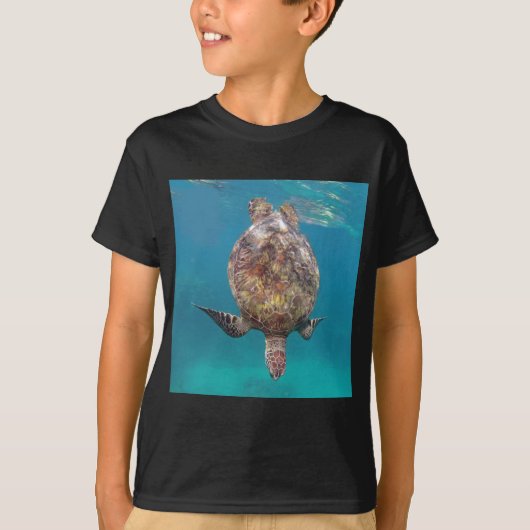 T-shirt Coquille de tortue Hawaii (Devant)