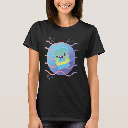 T-shirt Coquille rétro (Devant)