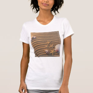 T-shirt Coquilles et étoiles de mer de mer