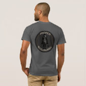 T-shirt Coquin convenable recto verso (Dos entier)