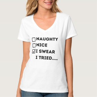 T-shirt Coquin Gentil Je Jure Que J'ai Essayé