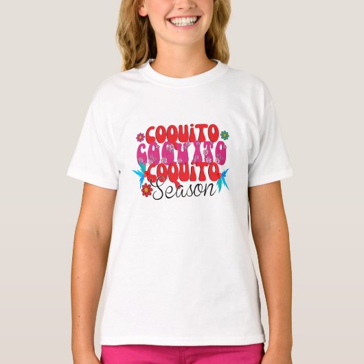 T-shirt Coquito Season, jour national de la coquito (Devant)