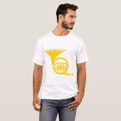 T-shirt Cor de harmonie - ambre (Devant entier)