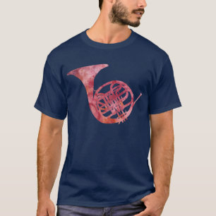 T-shirt Cor de harmonie rouge de lavage