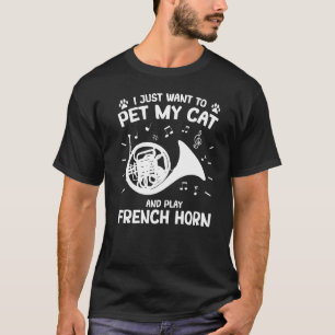 T-shirt Cor d'harmonie Instrument Caresse Mon Chat Joue Co