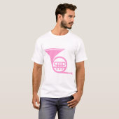 T-shirt Cor d'harmonie - Rose (Devant entier)