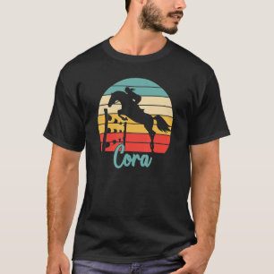 T-shirt Cora Nom Cadeau - Chemise équestre Cora Horse Girl