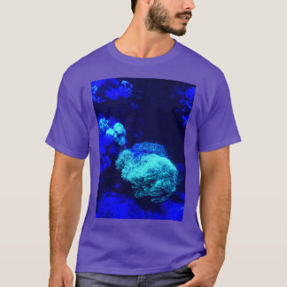 T-shirt Corail océanique bleu pacifique