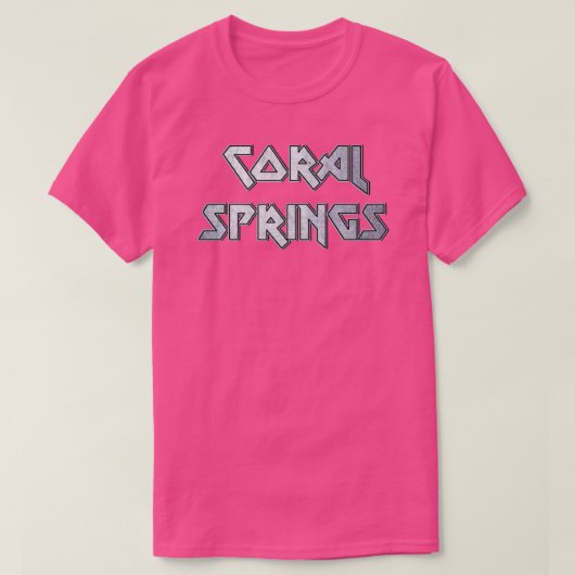 T-shirt Coral Springs FL (Design devant)