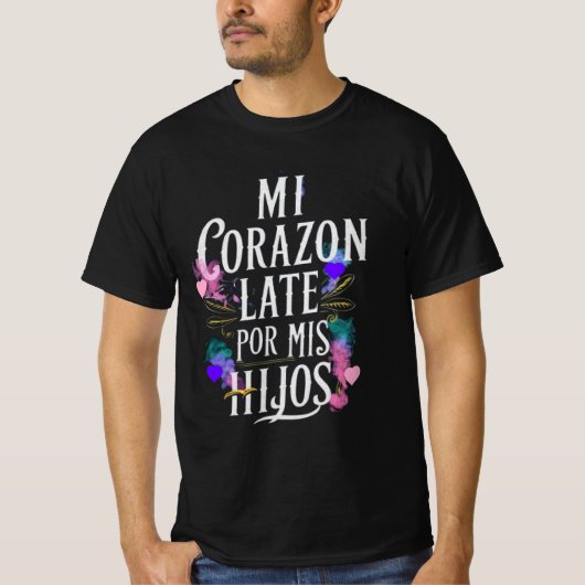 T-shirt Corazon de Padre (Devant)