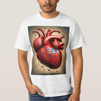 T-shirt Corazón Mental La Fusión del Amor y la Razón