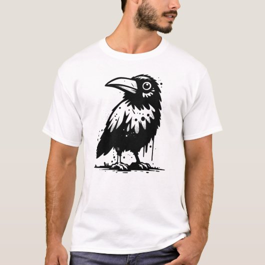 T-shirt Corbeau (Devant)