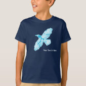 T-shirt Corbeau bleu (Devant)
