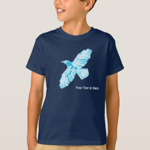 T-shirt Corbeau bleu