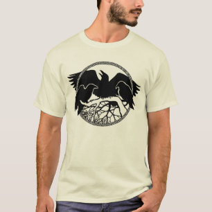 T-shirt corbeau corbeau Cool corneille biologique 