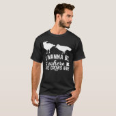 T-shirt Corbeau Corbeau Sperling superstition (Devant entier)