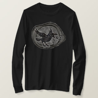 T-shirt Corbeau Crow Rabe appelle CAW ! Longsleeve