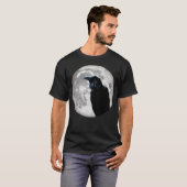 T-shirt Corbeau dans la lune (Devant entier)
