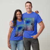 T-shirt Corbeau de minuit bleu (Unisexe)