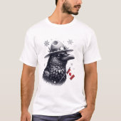 T-shirt Corbeau d'hiver canadien (Devant)