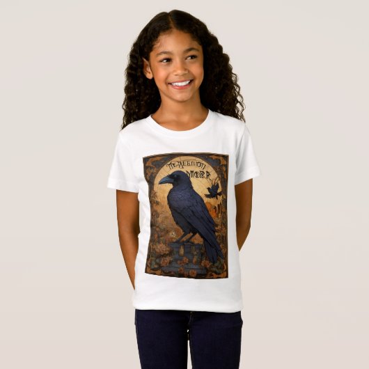 T-Shirt Corbeau d'ombre (Devant entier)