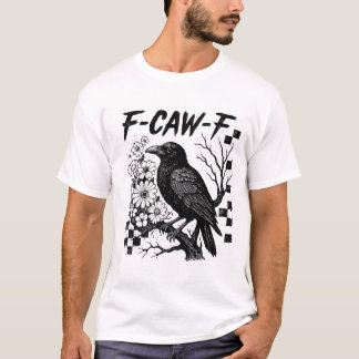 T-shirt Corbeau drôle F Vache F