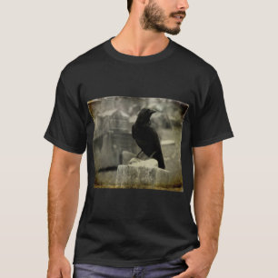 T-shirt Corbeau gothique foncé