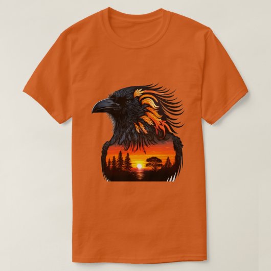 T-shirt Corbeau indigène 02 (Design devant)