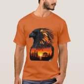 T-shirt Corbeau indigène 02 (Devant)