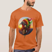 T-shirt Corbeau indigène 03 (Devant)