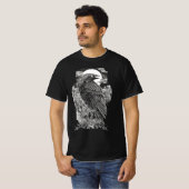 T-shirt Corbeau mystique foncé (Devant entier)