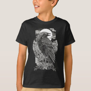 T-shirt Corbeau Mystique Sombre