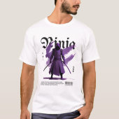 T-shirt corbeau ninja (Devant)