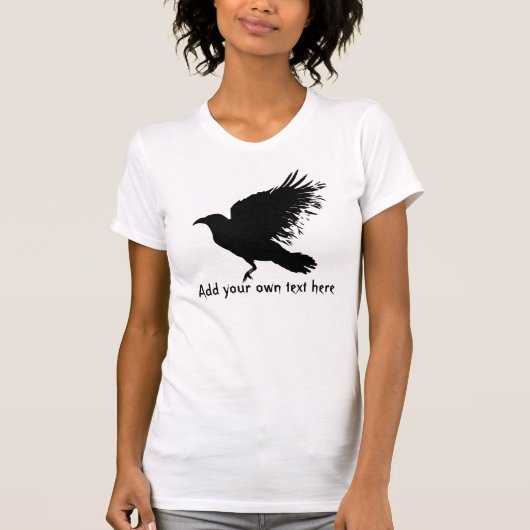 T-shirt Corbeau - noir (Devant)