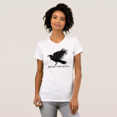 T-shirt Corbeau - noir (Devant entier)