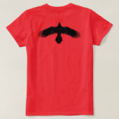 T-shirt Corbeau noir (Design dos)